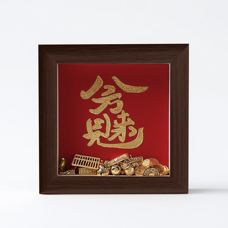 The Prosperity Anchor™: 4 inches Hand-Gilded Kinetic Manifestation Art