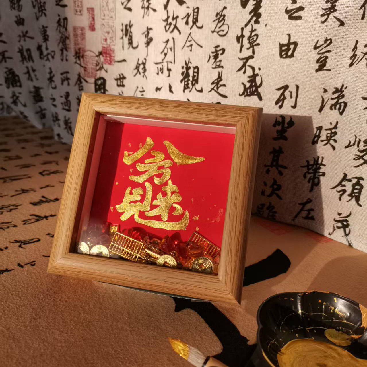 The Prosperity Anchor™: 4 inches Hand-Gilded Kinetic Manifestation Art