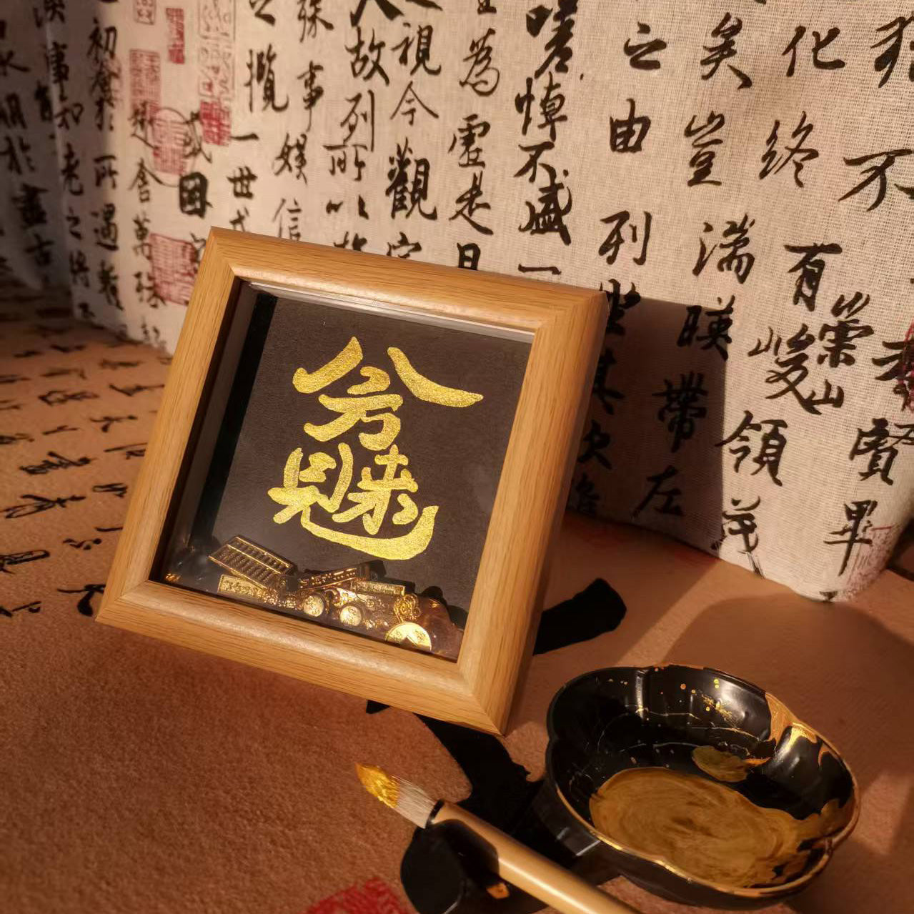 The Prosperity Anchor™: 4 inches Hand-Gilded Kinetic Manifestation Art