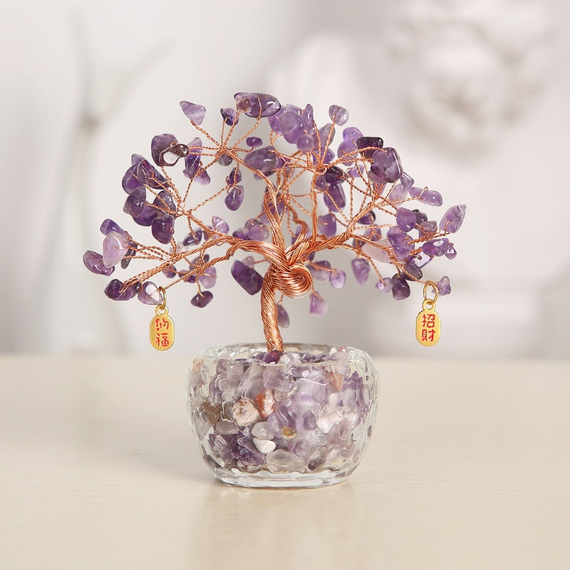 Feng Shui Amethyst Crystal Tree - Crystal Tree of Life