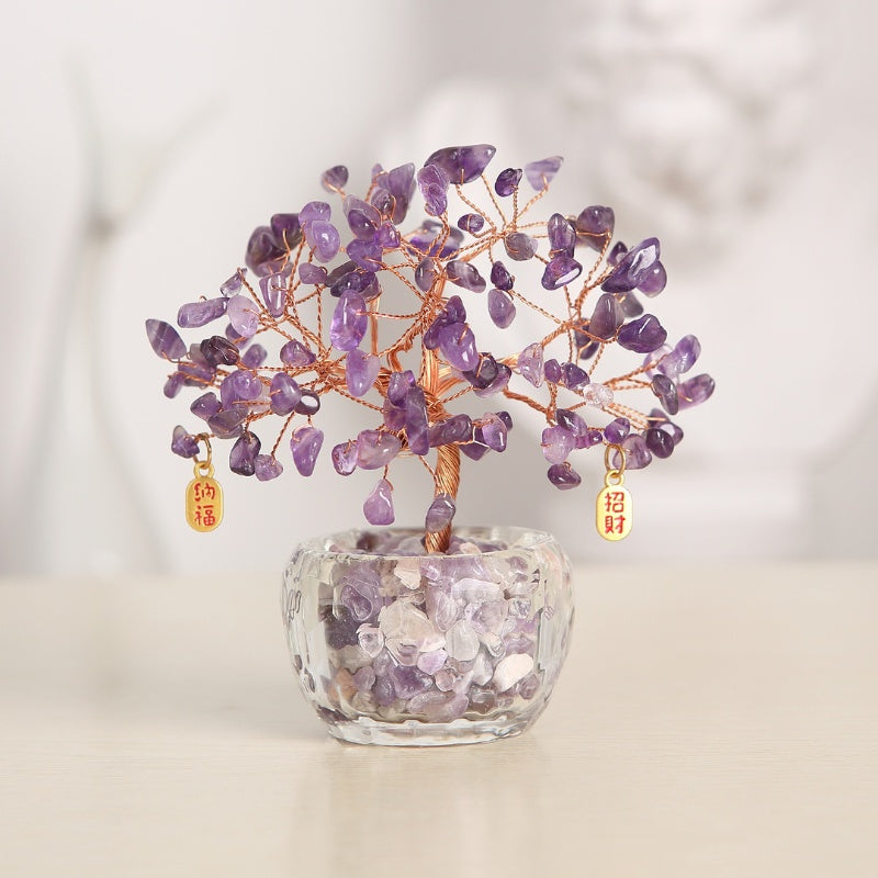 Feng Shui Amethyst Crystal Tree - Crystal Tree of Life