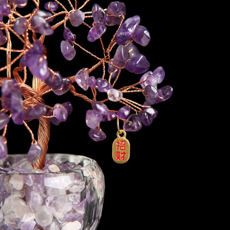 Feng Shui Amethyst Crystal Tree - Crystal Tree of Life