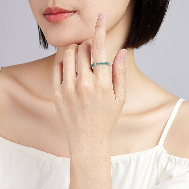 Green Jade Wealth Ring