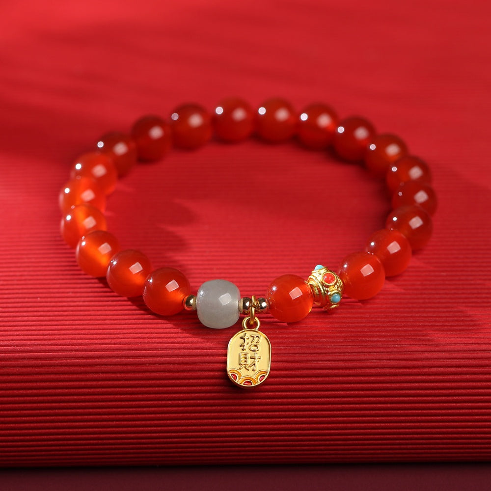 Red Agate Good Fortune Bracelet