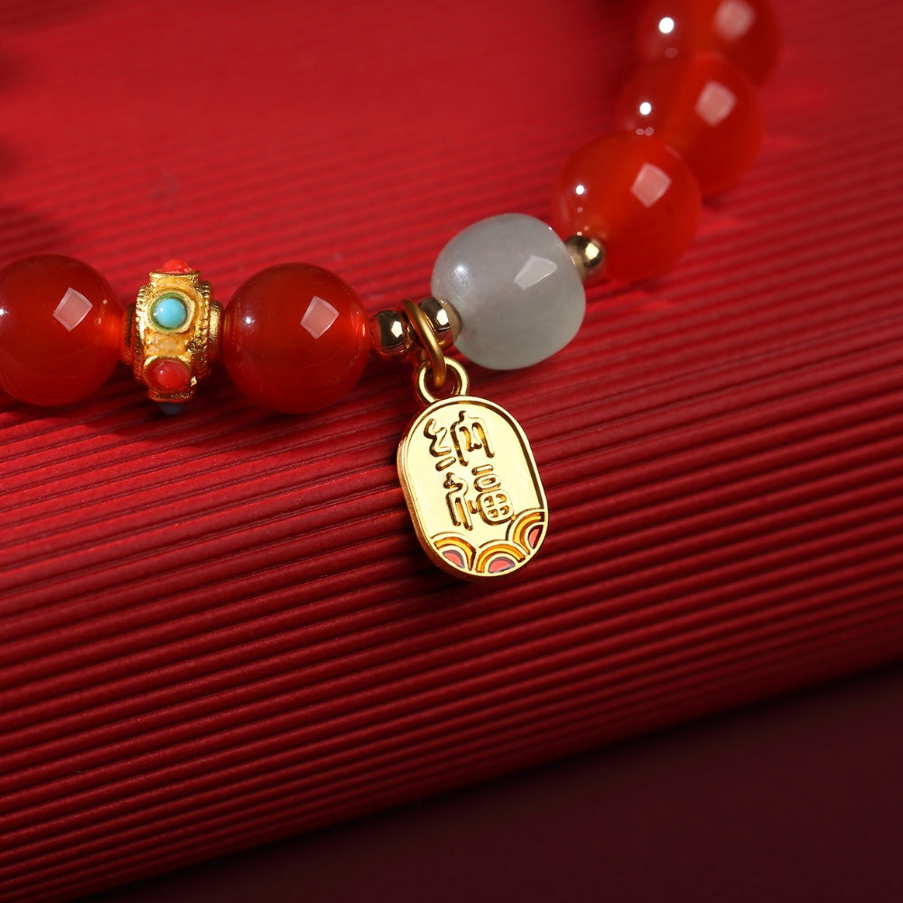Red Agate Good Fortune Bracelet