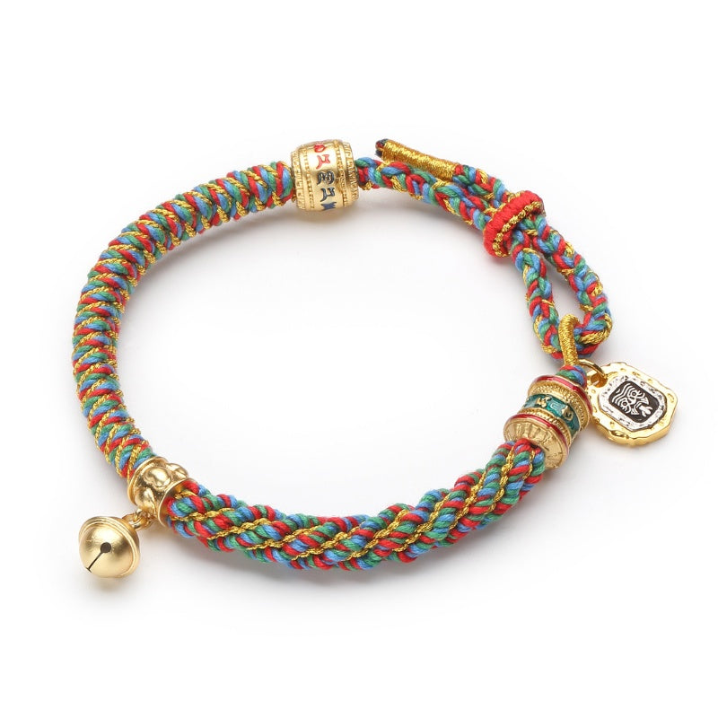 Zakiram Goddess of Wealth Tibetan Mantra Bracelet