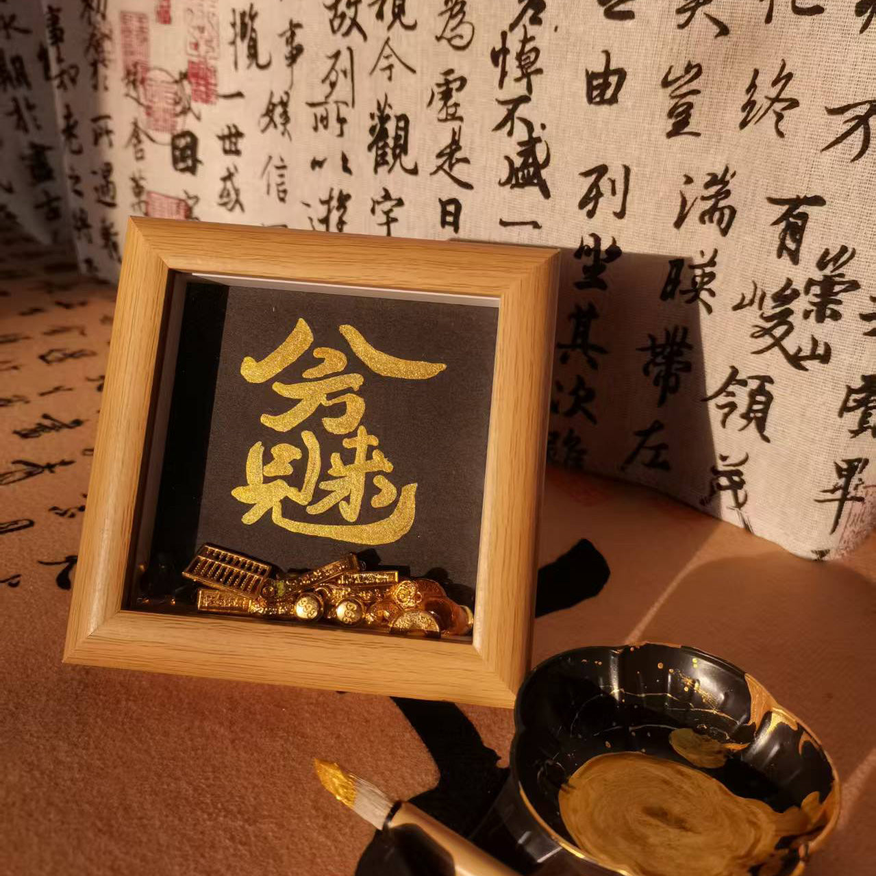 The Prosperity Anchor™: 4 inches Hand-Gilded Kinetic Manifestation Art